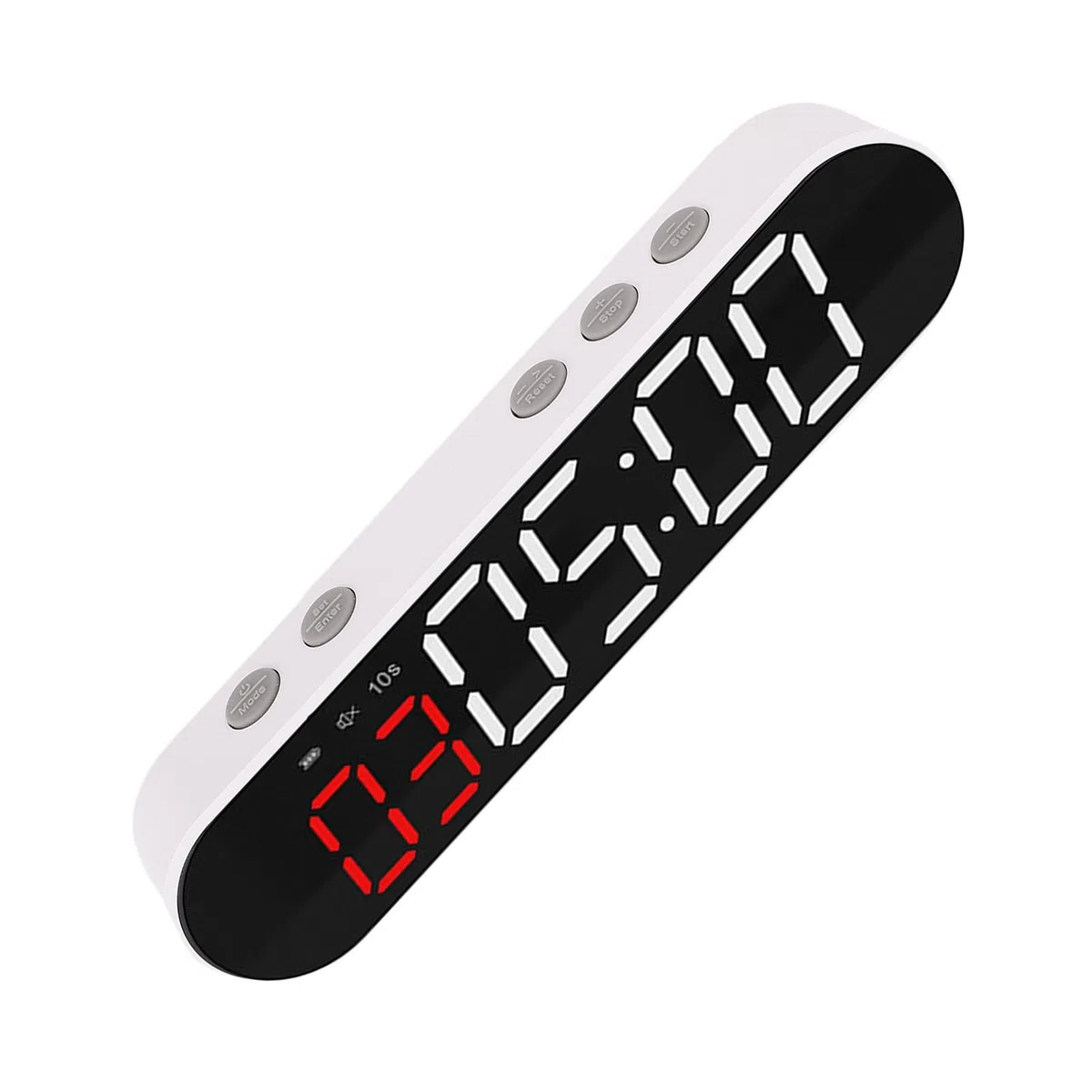 Domary Timer Fitness a Intervalli, Cronometro Facile da Usare, Timer di Allenamento Telecomandato per Palestra di Casa, 6,69x1,57x0,94 Pollici