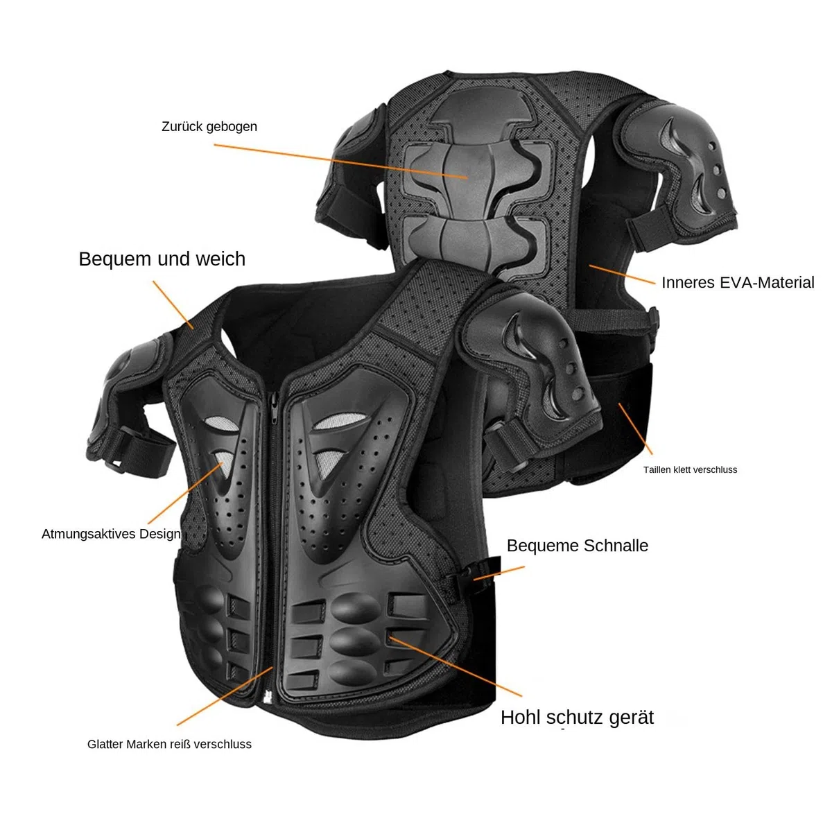 Attrezzatura da moto per bambini, protezione del petto da motociclismo, per bambini, per motocross, per bambini