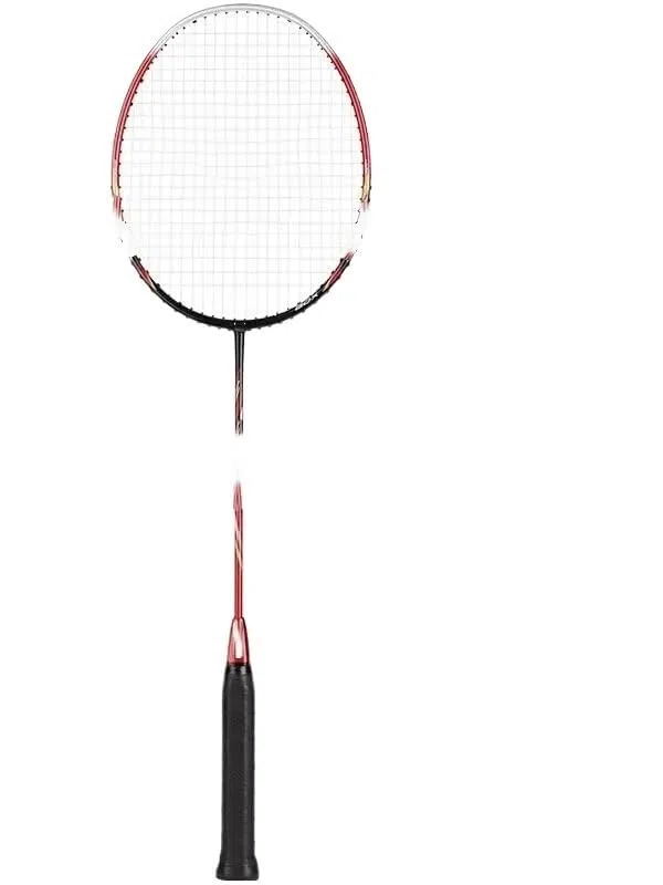 Badminton Set Racchette da Badminton in Fibra di Carbonio, Racchetta Offensiva con Asta 6,8 mm e Corda(D)