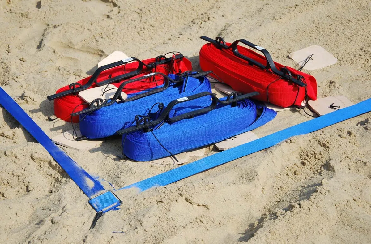 Linee di Beach Volley – 8 x 16 m, larghezza 4cm formazione, campo di gioco Beachvolleyball