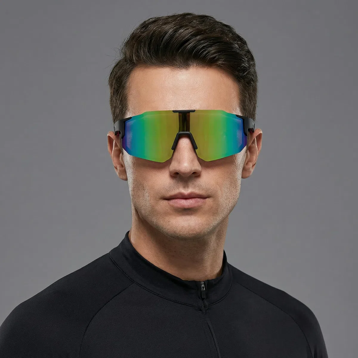 Occhiali da sole sportivi polarizzati per uomo e donna, occhiali da sole per adolescenti, baseball, ciclismo, ciclismo, protezione UV400