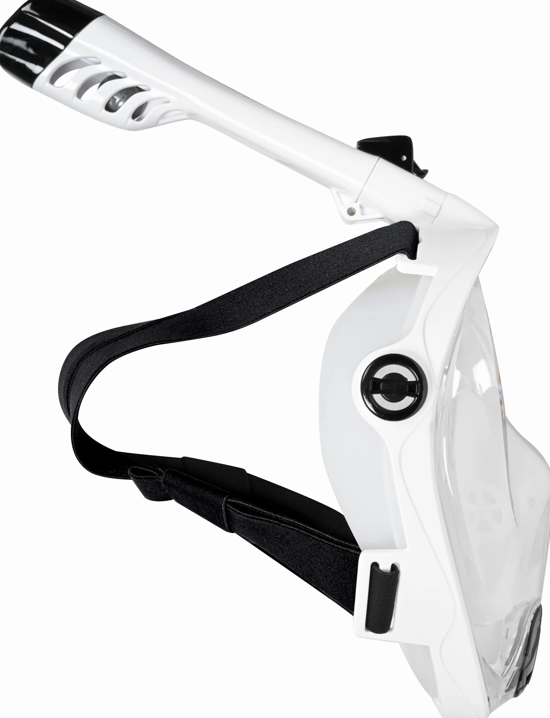 Mares Aquazone Full Face Mask - Maschera Integrale Snorkeling Adulto, Facciale in Silicone, Boccaglio Pieghevole, 3 Taglie
