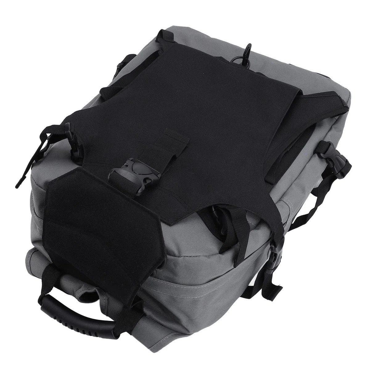 Borsa per Scarponi da Sci, Zaino da Sci in Tessuto Oxford 30 Litri con Scomparto per Casco, Zaino da Snowboard Impermeabile con Tasche Laterali e Cinghie Regolabili per Viaggi Escursionismo