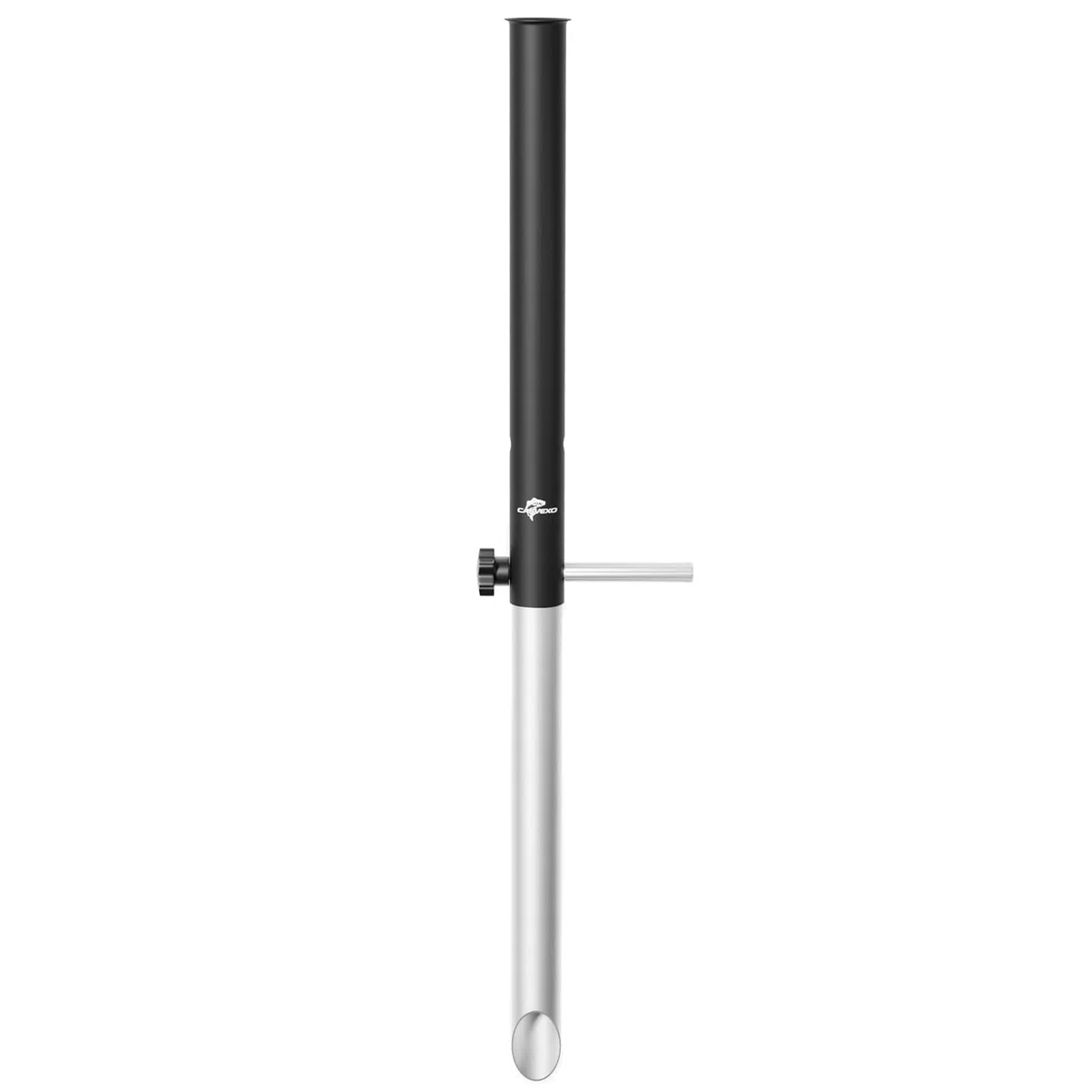 Confezione da 1/2 punte di sabbia in alluminio per pesca surf, porta canna da pesca da spiaggia, telescopico e portatile, regolabile a 2 livelli, con borsa per riporre