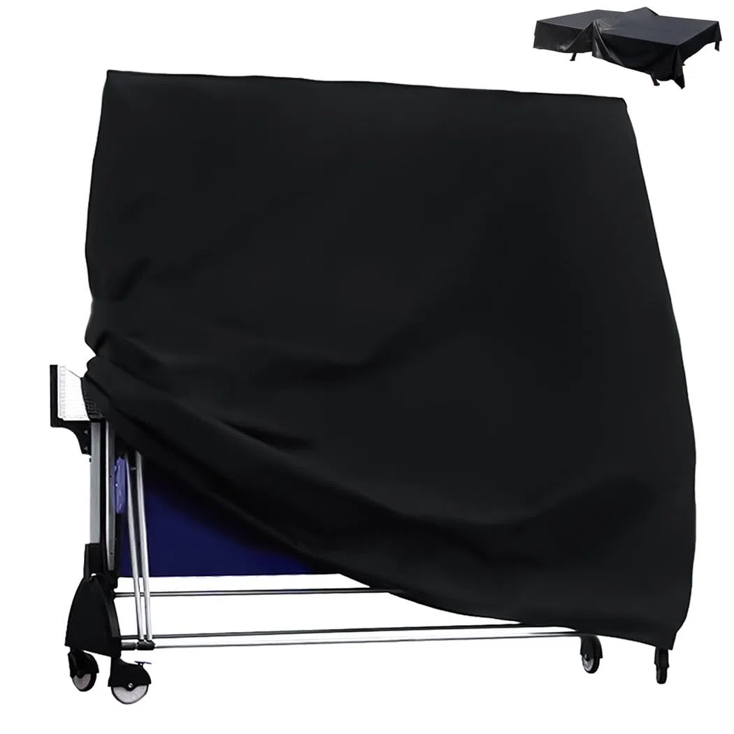 Copertura impermeabile per tavolo da ping pong, in taffetà di poliestere 210D, protezione in tessuto taffetà per tutte le condizioni atmosferiche, adatta a 180 x 160 x 70 cm per coperture di