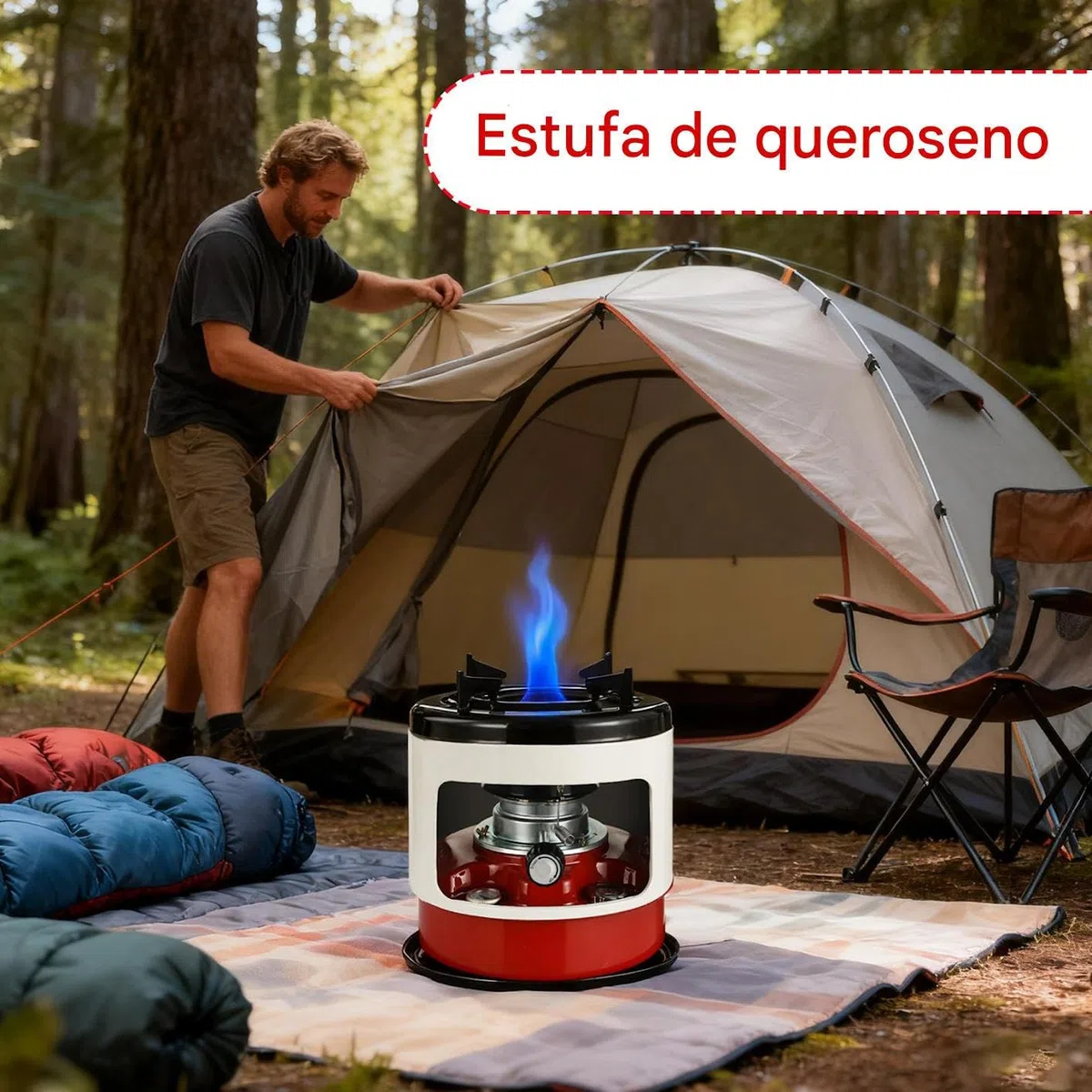 Stufa A Cherosene Per Cucinare | Bruciatore Portatile Riscaldamento | Riscaldatore Per Esterno E Campeggio - per Campeggio Barbecue su Ghiaccio Arrampicata Officina Garage Costruzione e Appassion