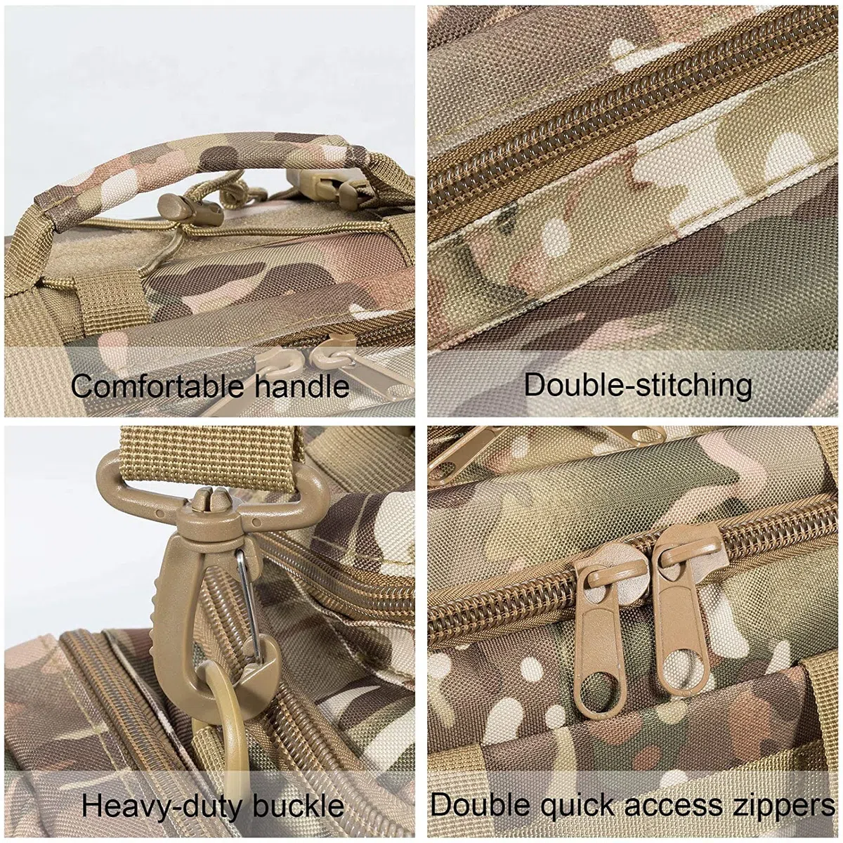 Dr.Fish Borsa per attrezzatura da pesca 5 scatole per attrezzatura con 60 esche da pesca incluse Kit di scatola per attrezzatura da pesca con spalle imbottite