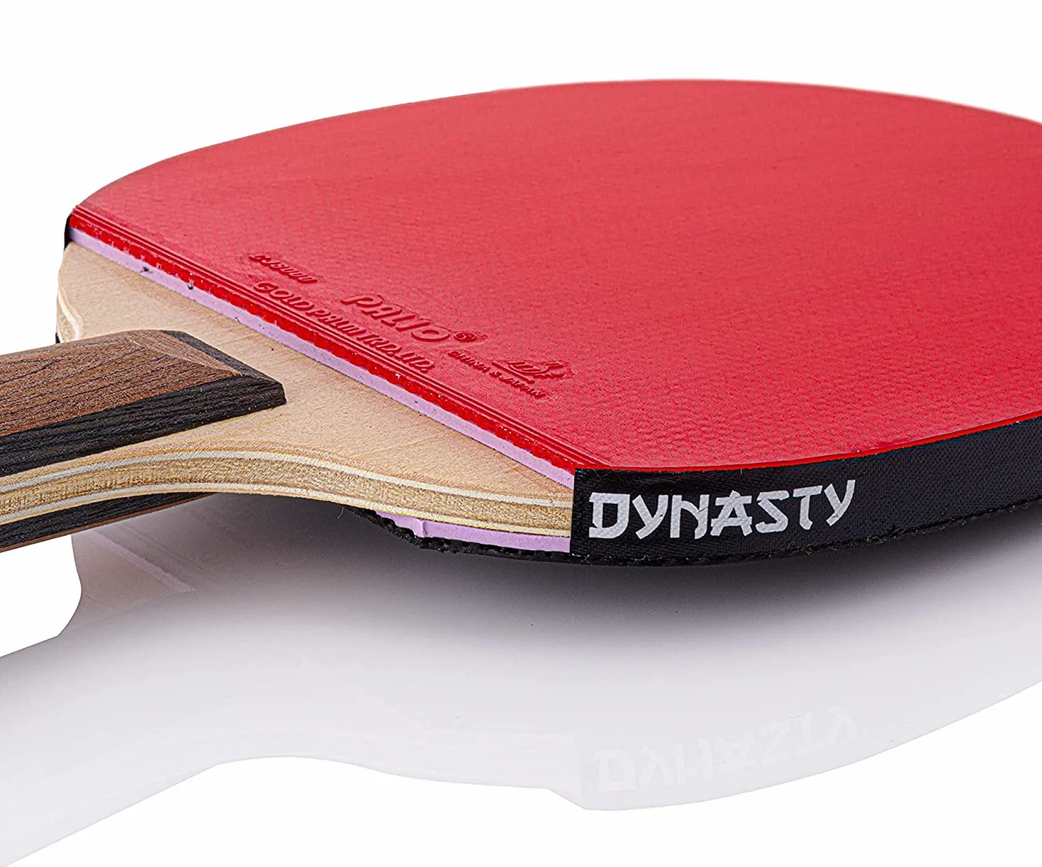 Dynasty Extra Penhold - Racchetta da ping pong con custodia, approvata ITTF in gomma, racchetta da ping pong in stile cinese