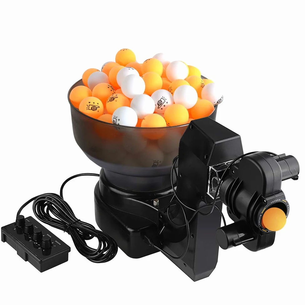 Ping Pong Training Robot Macchina Automatica per Ping-Pong con 36 Diverse Palline per l'allenamento, Servizio Singolo Opzionale