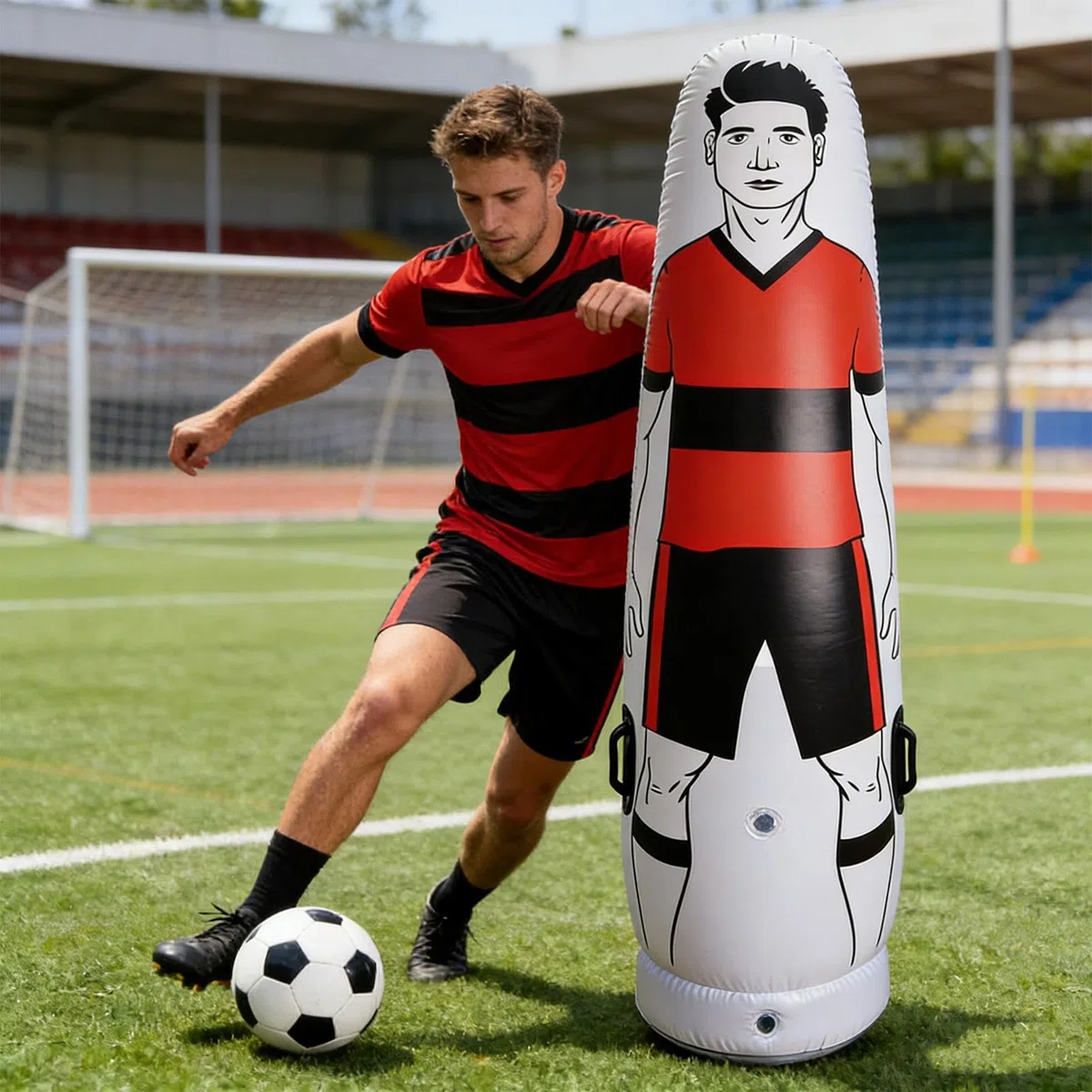 Muro Difensivo per Calcio - Pratica di Agilità con PVC Robusto ad Alta Protezione,Per Allenamento Del Difensore Nei Di Calcio,Per Professionisti Appassionati Principianti Ragazzi E