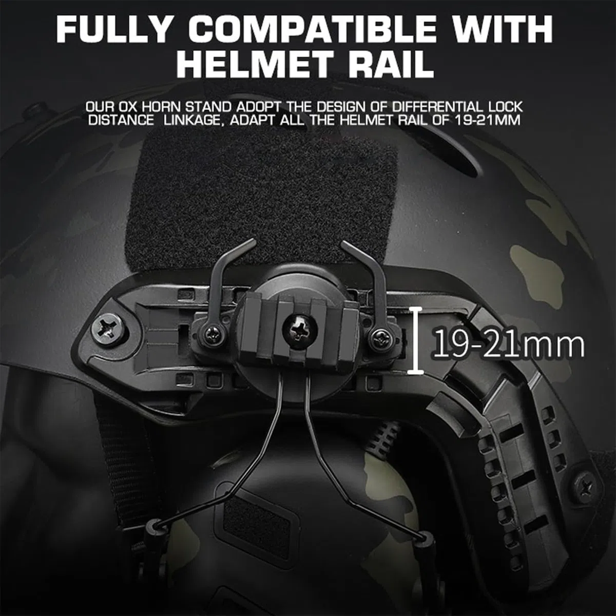 Cuffie Tattiche con Cancellazione del Rumore E Microfono Cuffie Antirumore Impermeabili, Casco Militare E Compatibili con Radio PTT per Caccia E Tiro