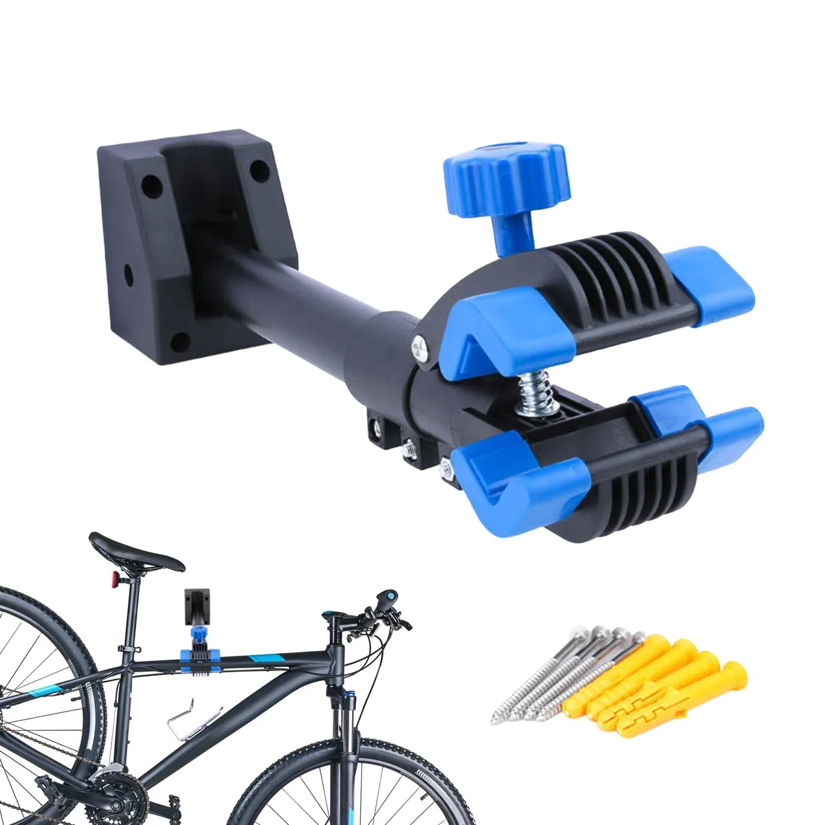 Cavalletto Riparazione Bici Stand Riparazione A Parete Pieghevole | Cavalletto Manutenzione Bicicletta Banco da lavoro a parete supporto manutenzione per casa garage per bicicle