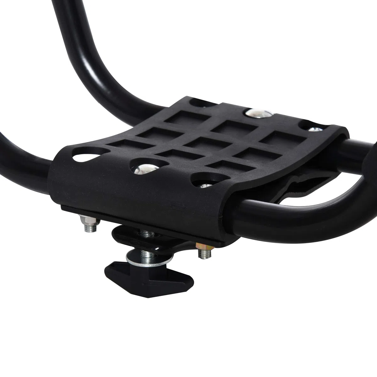 HOMCOM Set 2 Staffe Porta Kayak con Attacco Universale per Portapacchi Adatte per Canoe e Paddleboard, Nero, 46x16.5x47cm