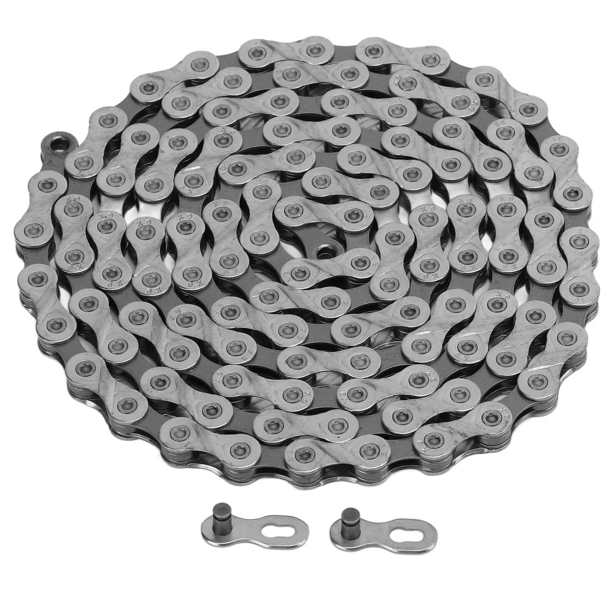 Catena per Bici a 9 velocità, 116 Maglie Acciaio Legato Ad Alta Resistenza Antiruggine Anticorrosione, con Resistenza All'usura Migliorata Basso Rumore, per Bicicletta da Strada
