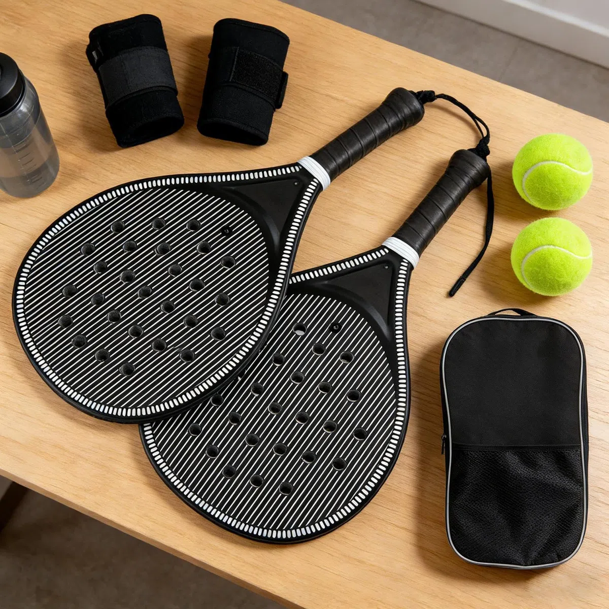 Racchetta da pickleball per adulti, set di pagaia leggera in carbonio, per donne, bambini, adulti, giochi sportivi, allenamento, parco, giardino, scuola, vacanze