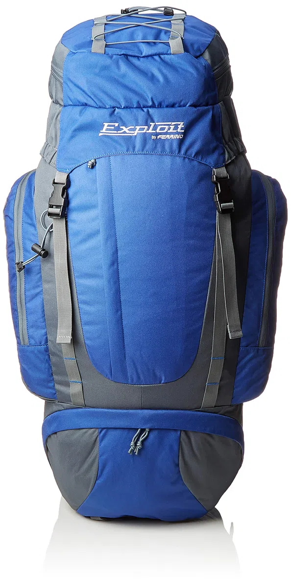 Ferrino Exploit, Zaino da Trekking Unisex Blu, 75 Litri