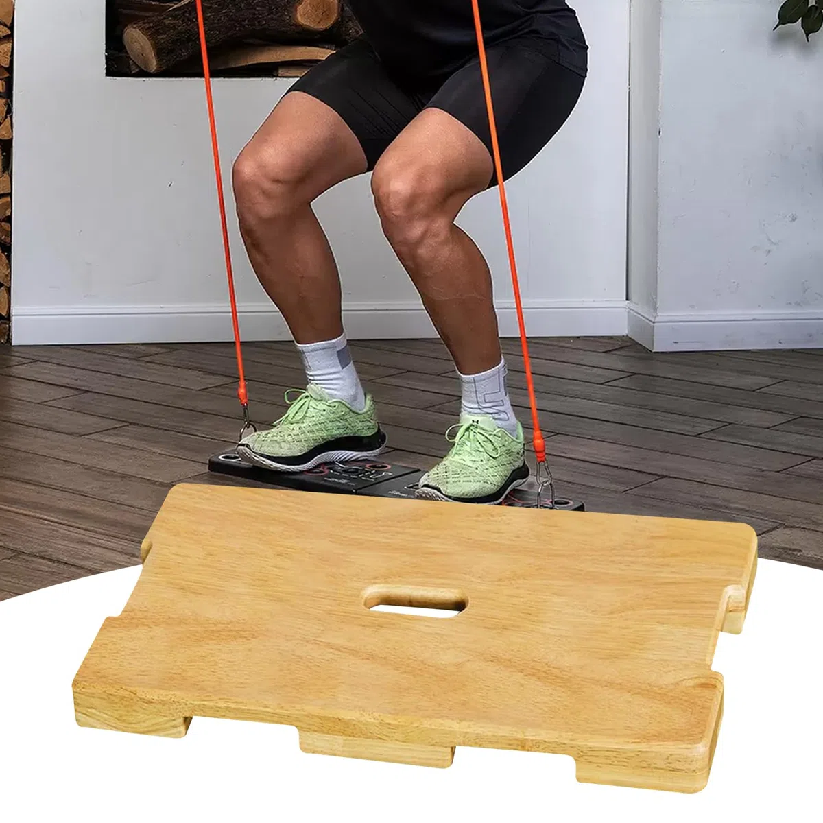 Tavola Da Allenamento In Legno Equilibrio Antiscivolo | Balance Board Pilates Stretching Fitness Flessibilità Equilibrio Recupero Per Home Gym Yoga Pilates Unisex