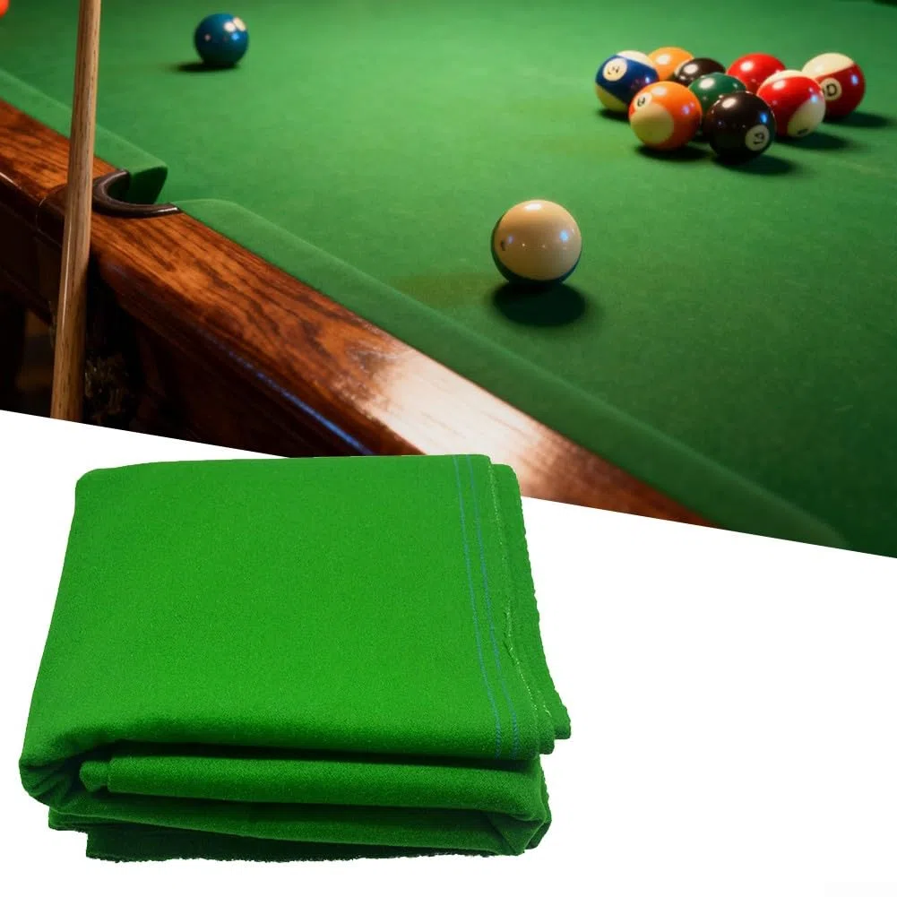 Panno in feltro per tavolo da biliardo da 9 piedi con riduzione dell'attrito e del rumore per un rotolamento accurato per sale giochi e aree di intrattenimento