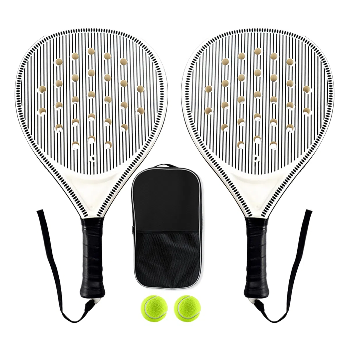 Racchetta da tennis da spiaggia per bambini | Fori di ventilazione, attrezzatura da allenamento per principianti ed esperti, all'aperto e viaggi