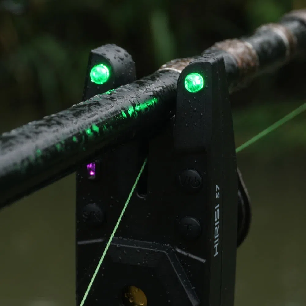 Hirisi Tackle Set di allarme per pesca alla carpa, impermeabile, indicatore di morso per carpa, attrezzatura da pesca
