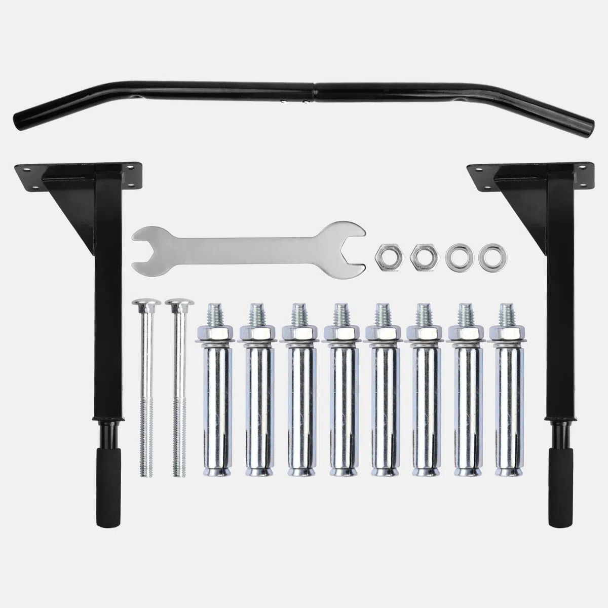 Barra per Trazioni Montata a Parete per Casa, Sbarra Trazioni a Muro Multifunzione per Sollevarsi, Fitness, Pull up Bar, Chin Up Multi-Grip Bar, Attrezzature per Fitness a Casa Sicure e Stabili