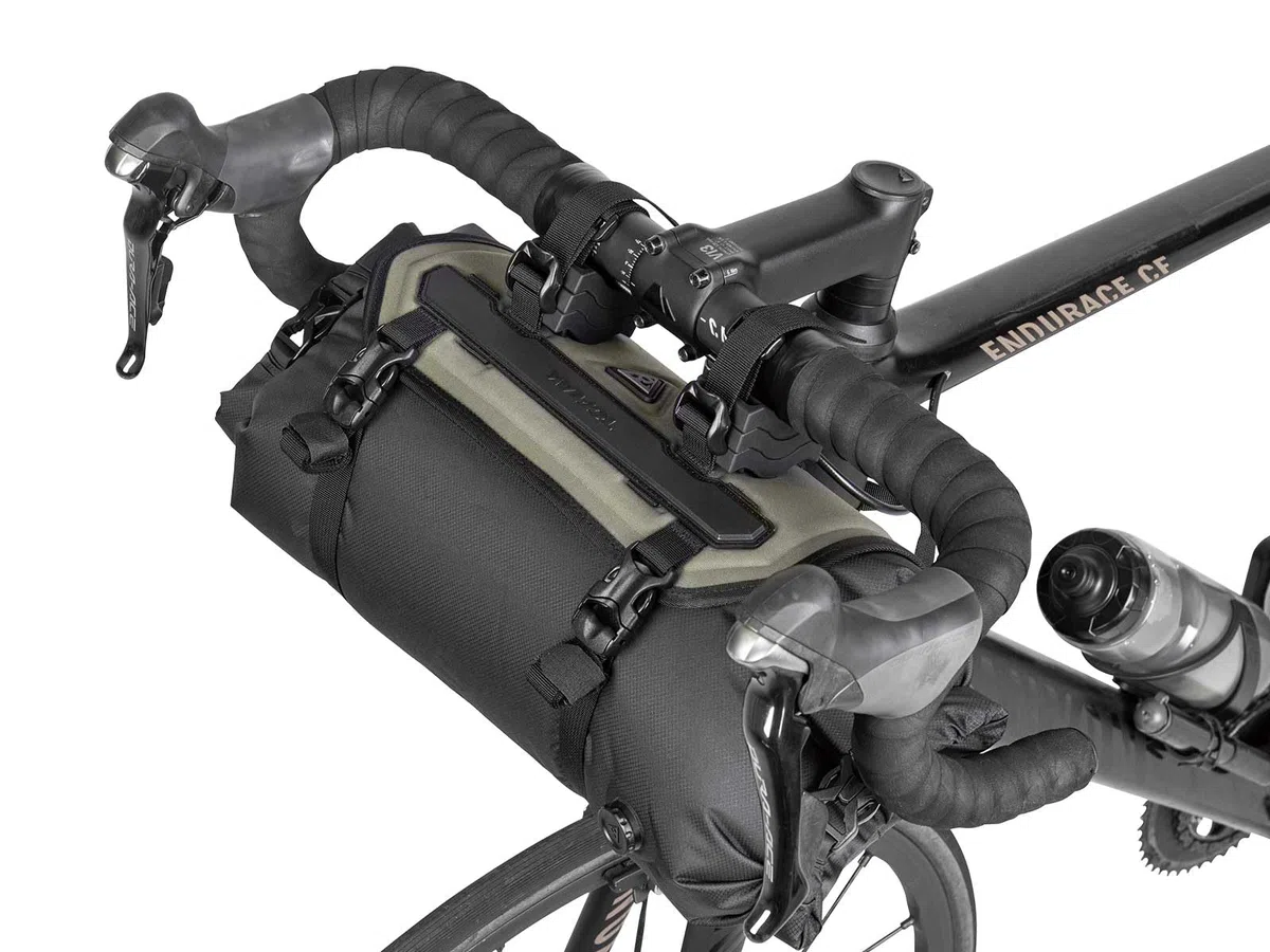 Topeak FrontLoader, Borsa al Manubrio Unisex Adulto, 8 L, Nero/Grigio