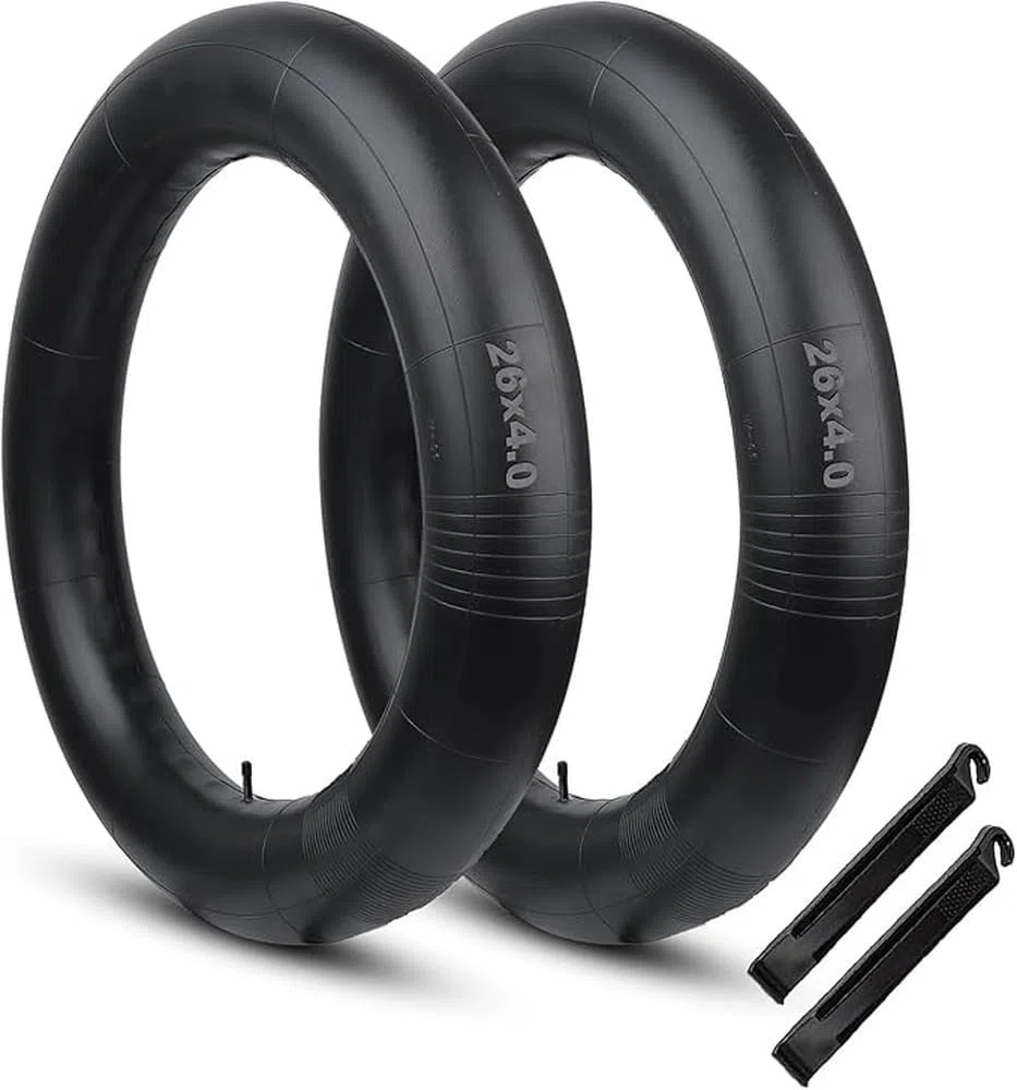 Camera d'aria per pneumatico bici 20x4 Realizzata in gomma | resistenza e assorbimento degli urti Caratteristiche come ricambio giornaliero 26x4.0 Camera d'aria per bici grassa 16x4