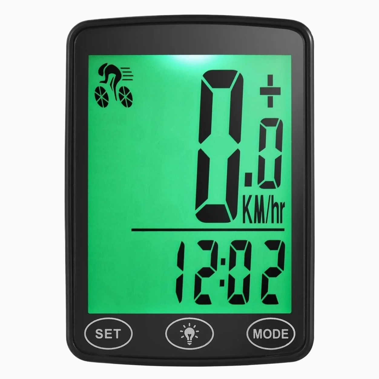 Contachilometri Bici Computer da Bici Impermeabile con Display della Temperatura del contachilometri del tachimetro della Bicicletta Ciclocomputer(Wireless)