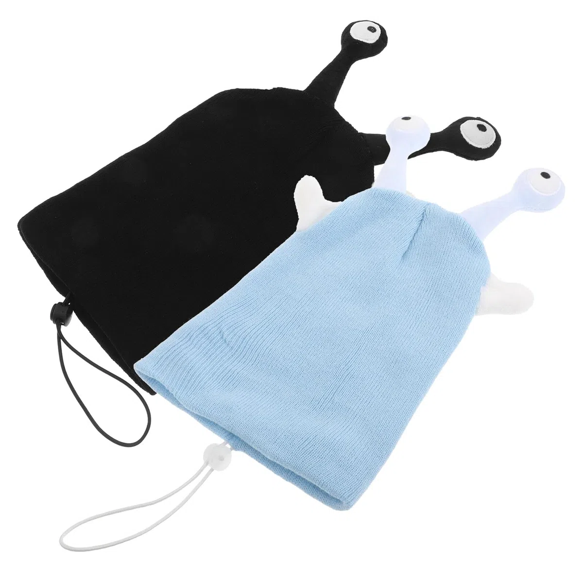 VICASKY 2 Pezzi Copricasco da Sci e Moto in Maglia con Tentacoli Cartone Animato, Set Elasticizzato, Protezione Invernale Antivento, Compatibile la Maggior Parte dei Caschi Sportivi