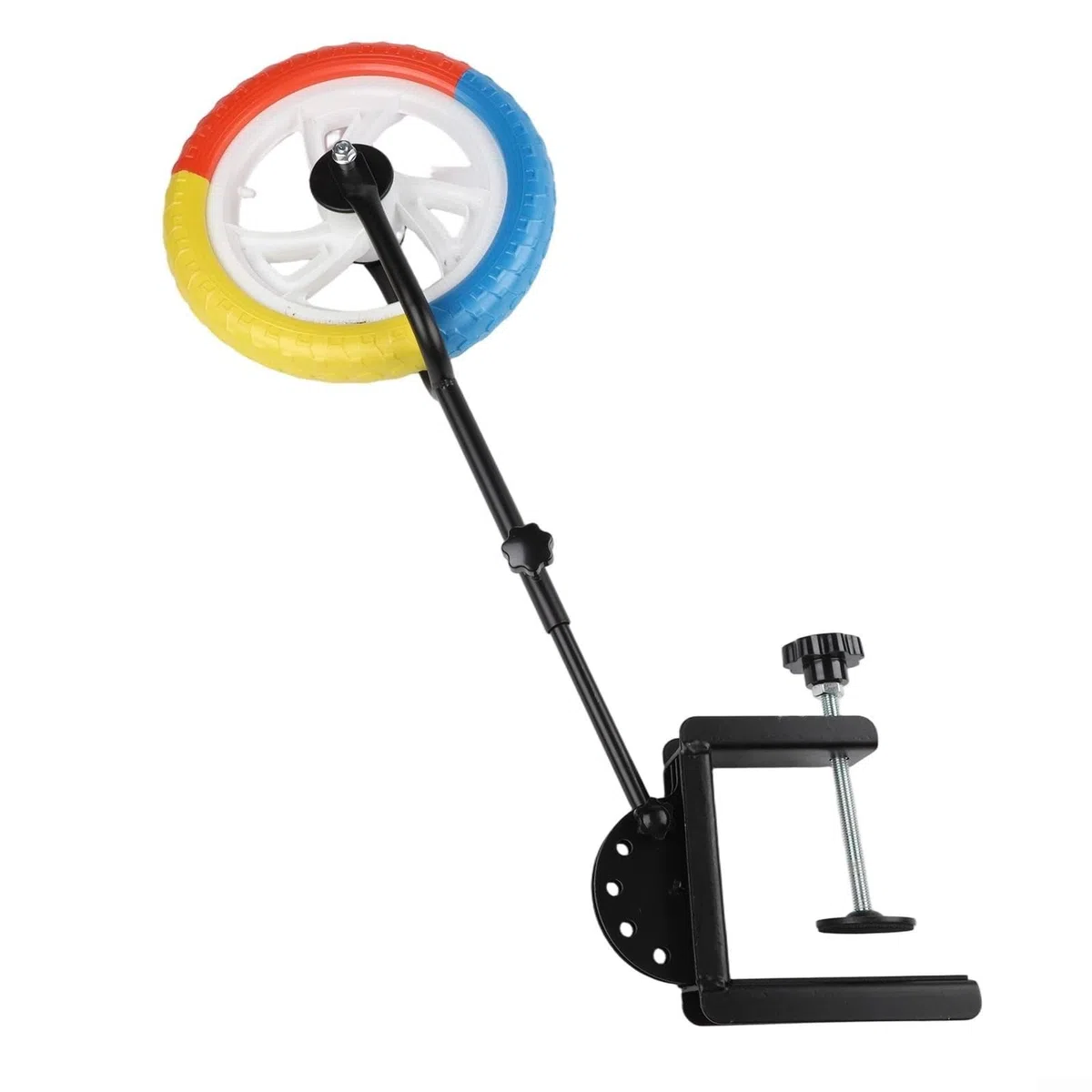 Attrezzo per ping pong, dispositivo Topspin regolabile con braccio retrattile e morsetto, struttura in plastica e metallo, per allenamento di coordinamento, palestra a casa