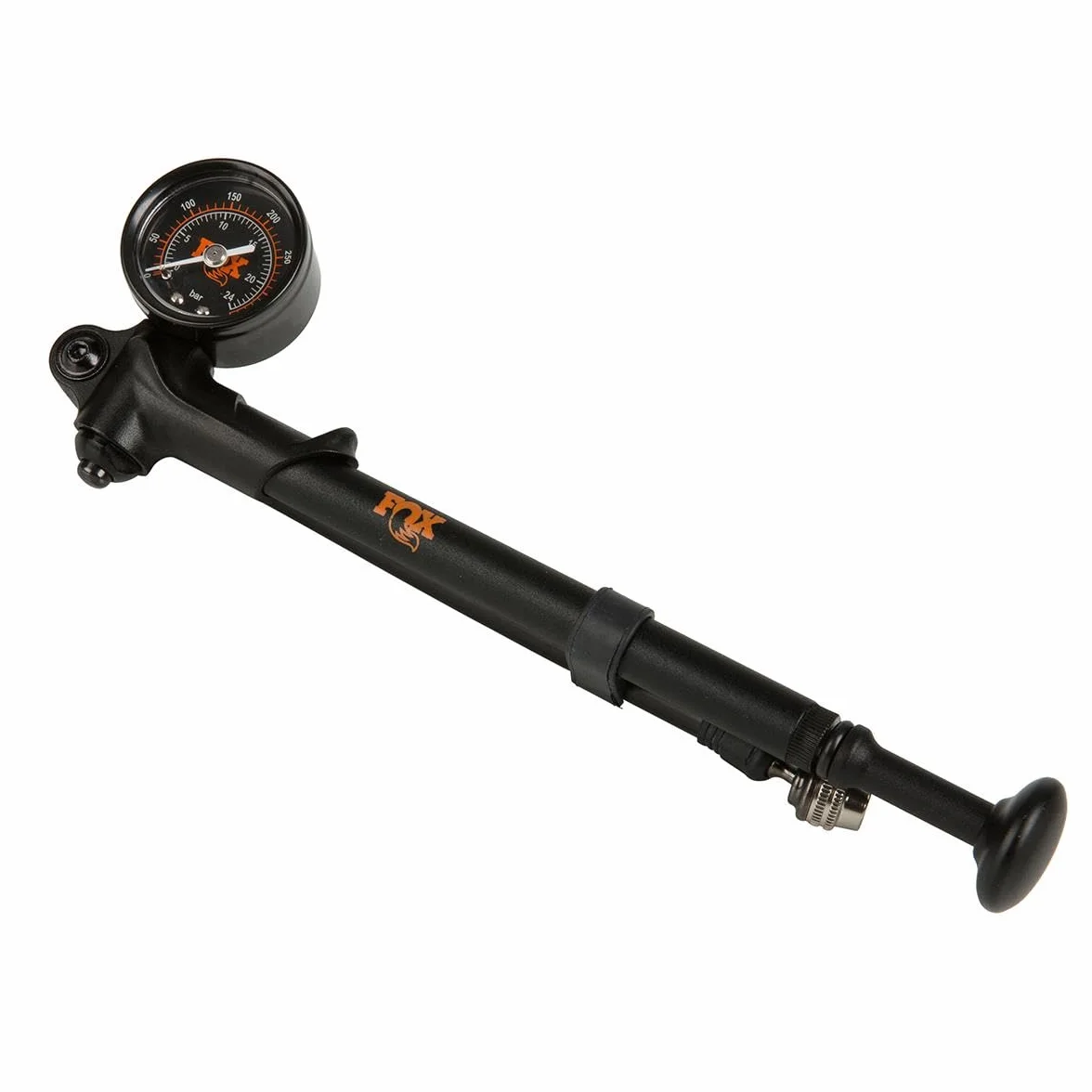 Fox, Pompe HP w/Bleed, Foldable, 350 psi, Swivel Head 2021 Unisex Adulto, Nero, One Size