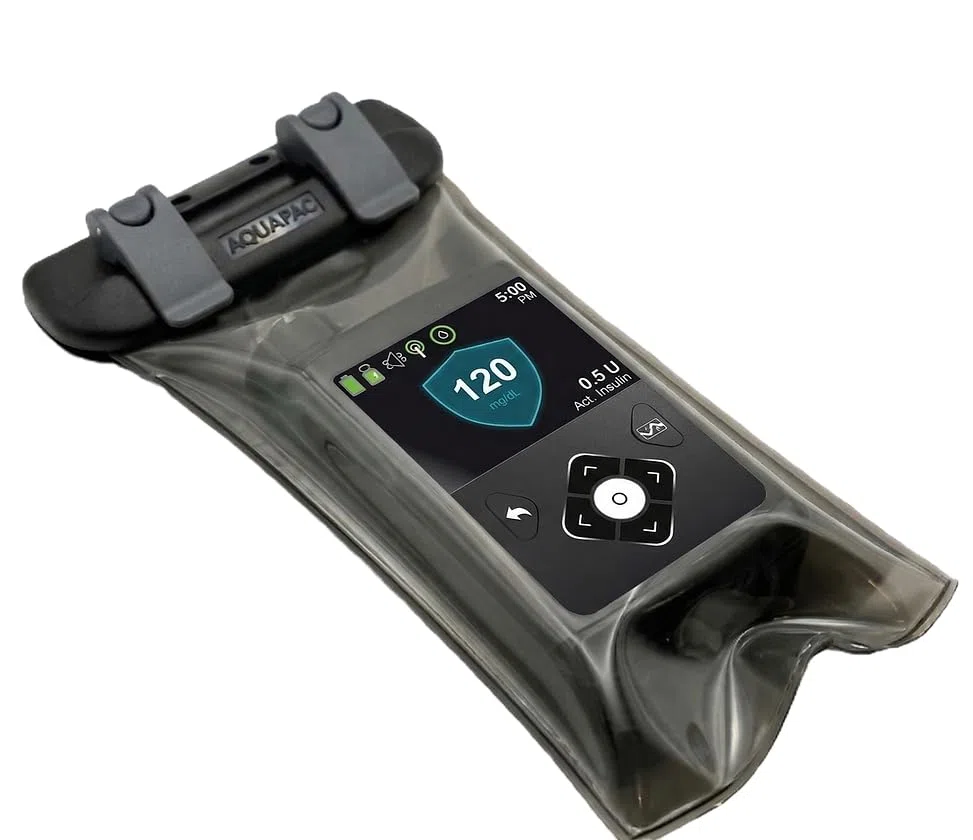 Custodia Impermeabile per Microinfusore con Catetere, Sacca Protettiva Waterproof per Pompa Insulina, Protezione da Acqua, Sabbia e Sporco, Ideale per Doccia, Mare, Piscina e Attività Outdoor