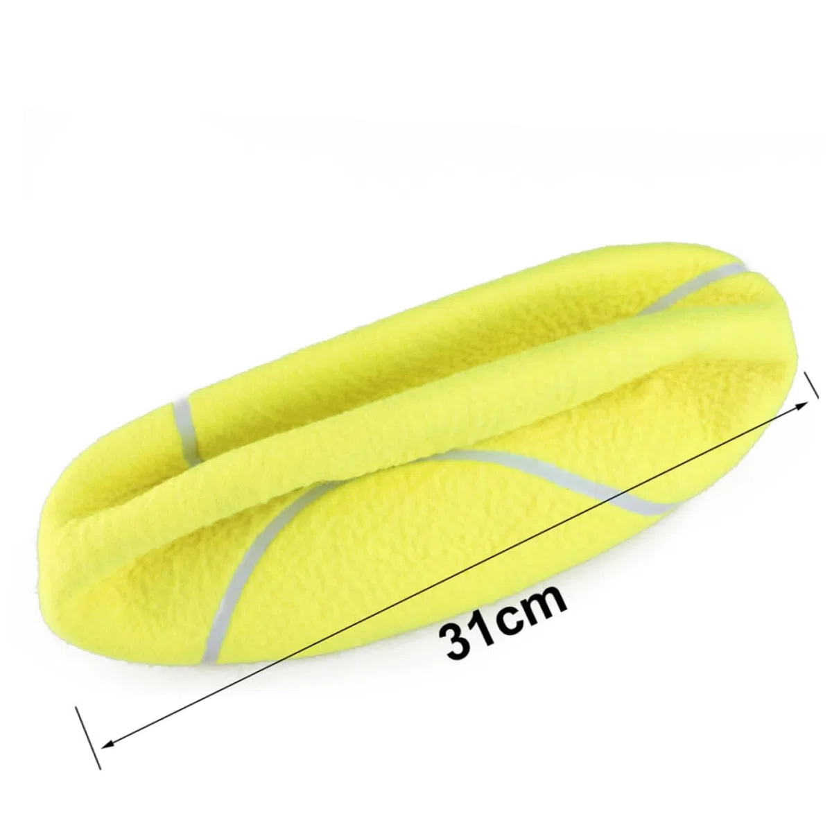 VICASKY Palla da Tennis Gigante 9.5 Pollici 24cm in Gomma e Fibra Chimica con Ago per Gas, Morbida e Flessibile per Cuccioli e Ragazzo Ragazza