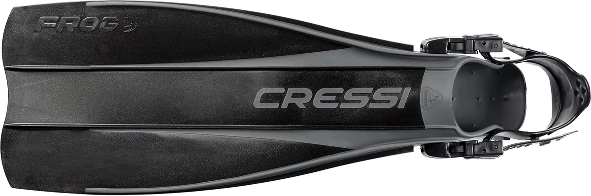 Cressi Frog Fins, Pinne con Cinturino Regolabile per Immersione e Snorkeling Unisex - Adulto