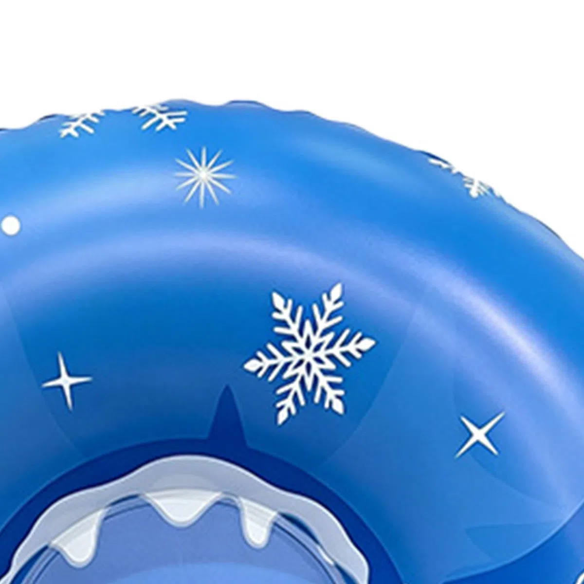 Tubo da slittino Tubo scivolo gonfiabile rotondo per neve con maniglie | Anello da slittino anti-abrasione Per Esterno Inverno Marciapiede Piscina Spiaggia Riunioni Feste Sport