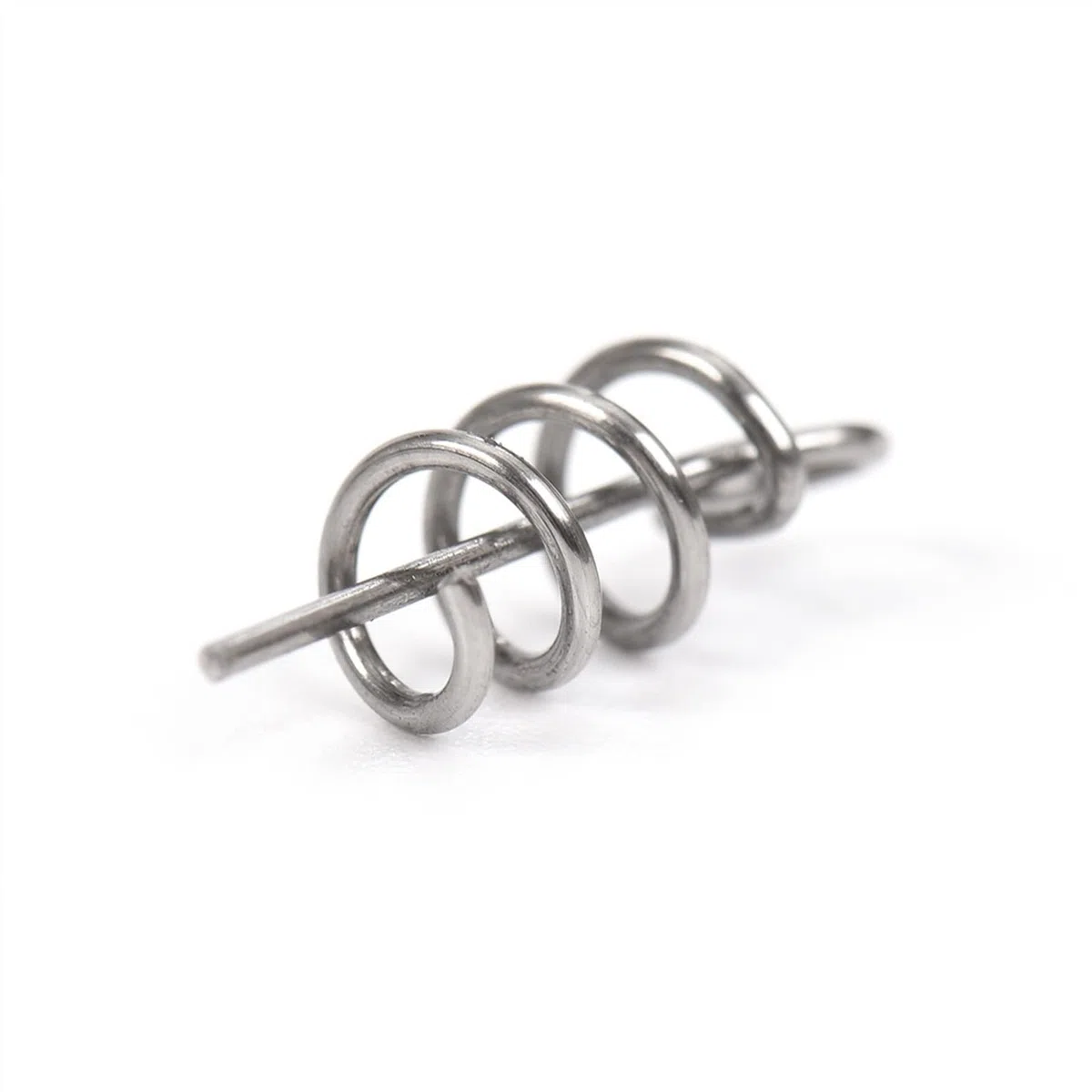 Ami da Pesca 20/40/100 PC / lotto Acciaio inossidabile Acciaio inossidabile Blocco a molla Pin Pin Pin Pin A Vite Gancio a manovella Spring Twist Blocco Connettore Pesca Girevole Snap Snap Morbido Lur