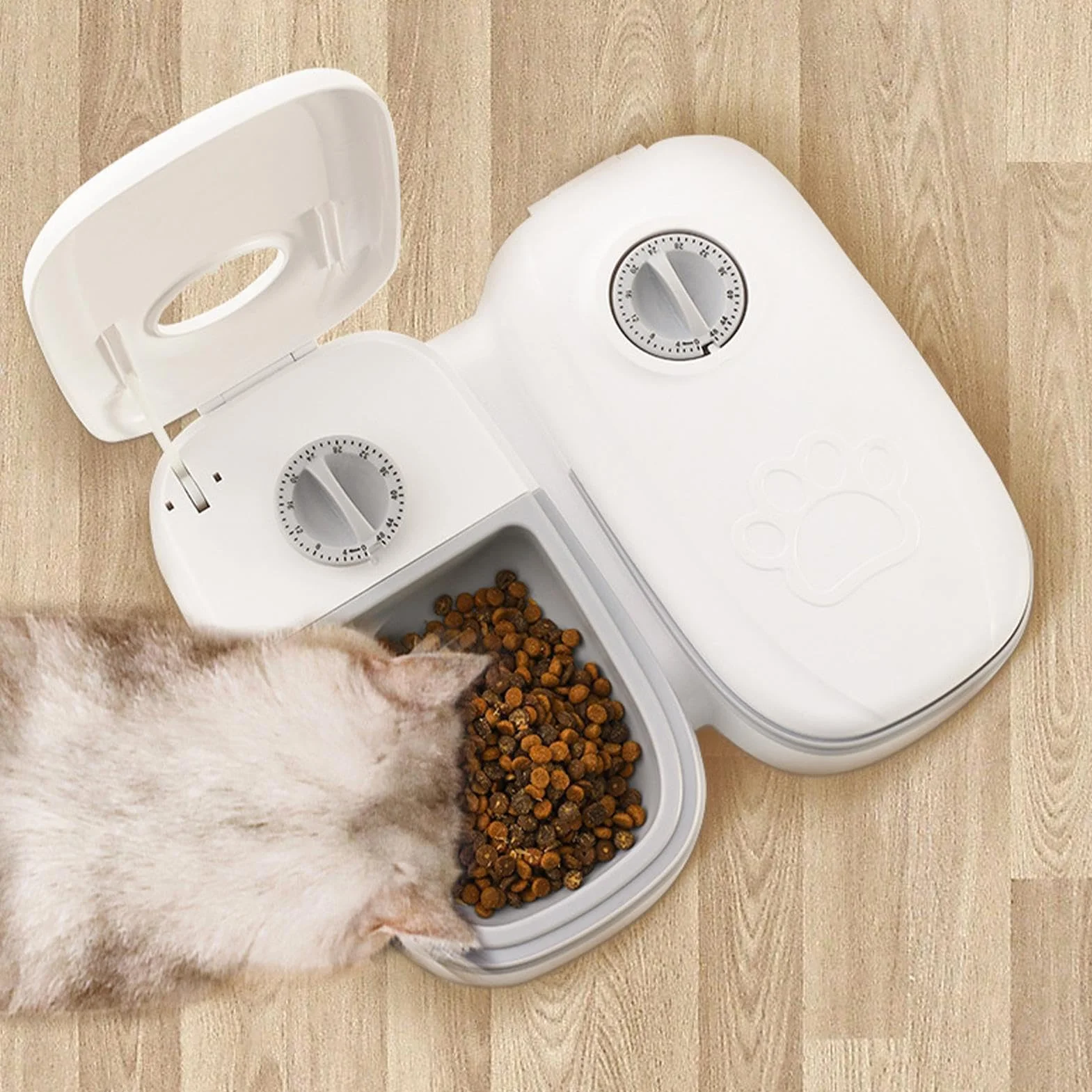 Ciotole per animali domestici, Distributore automatico di cibo for gatti - Contenitore for for cani for e, secco umido