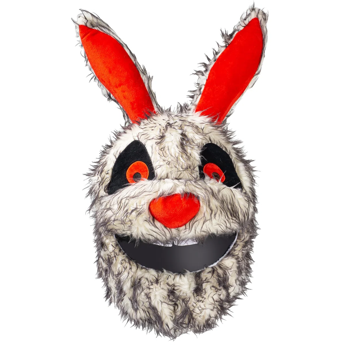 Copri casco da moto, decorazione divertente per casco, giri divertenti e regali (animali di peluche, coniglio pazzo)