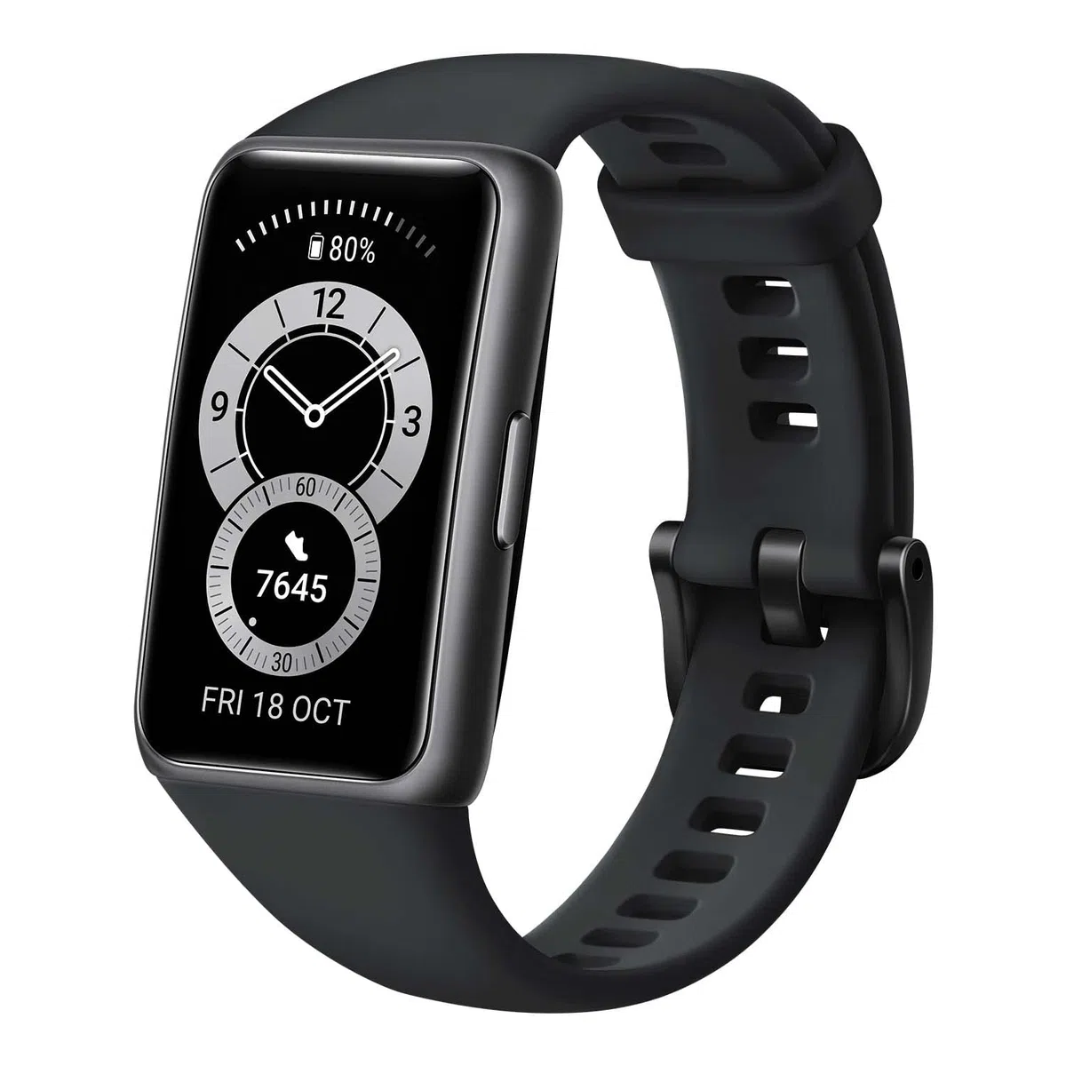HUAWEI Band 6 Smart Band Fitness Tracker, Touchscreen AMOLED 1.47” a Colori, Monitoraggio Battito Cardiaco, Sonno, Saturazione dell`Ossigeno, Resistente all’Acqua, Graphite Black