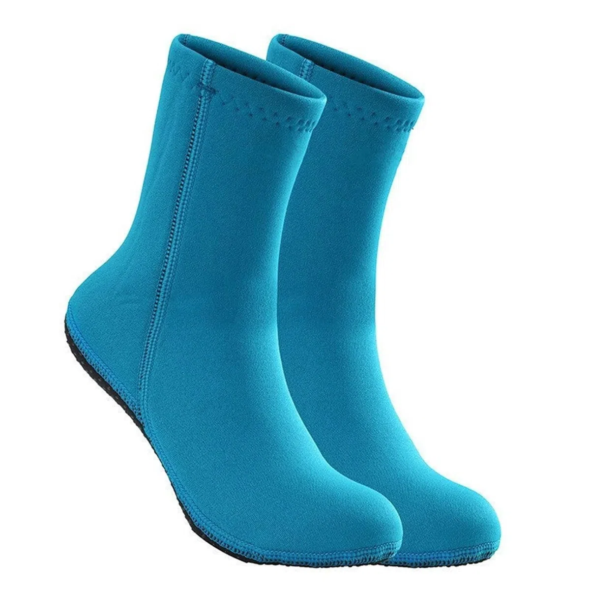 Calzini in Neoprene Calzini da sub for adulti e bambini, in neoprene 3,0 mm, termici, antifreddo, antiscivolo, for pesca subacquea, snorkeling, nuoto, spiaggia(Green,XL)