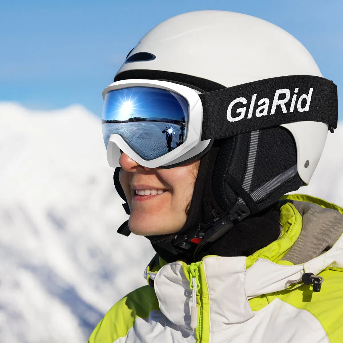 snowboard occhiali da sci per uomini donne giovani anti nebbia sopra occhiali da neve invernali con custodia portatile per occhiali
