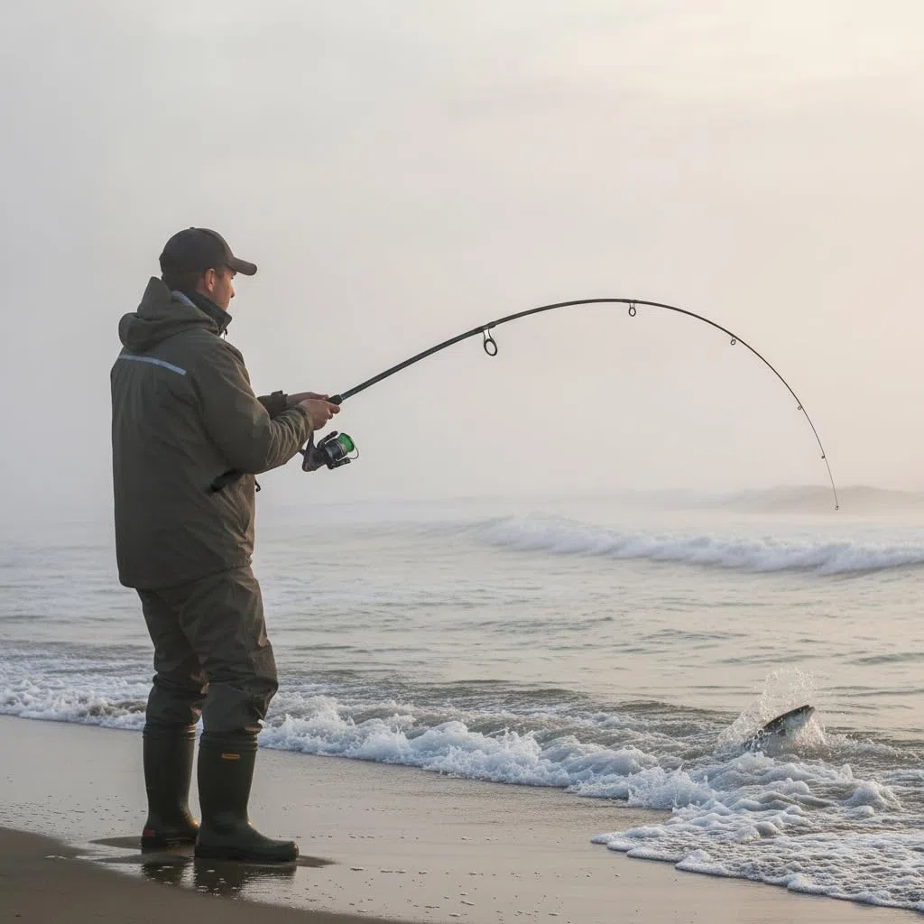 per Canna da Pesca a Esca Composita, 2.1m, Diam. 9.9mm | Resistente all'usura, per , Pesca costiera, Per pescatori dilettanti