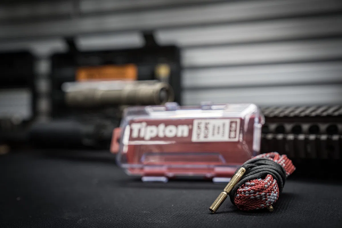 Tipton Nope Ropes - Funi da 9 mm con attacco da estremità a estremità e custodia per manutenzione armi da fuoco