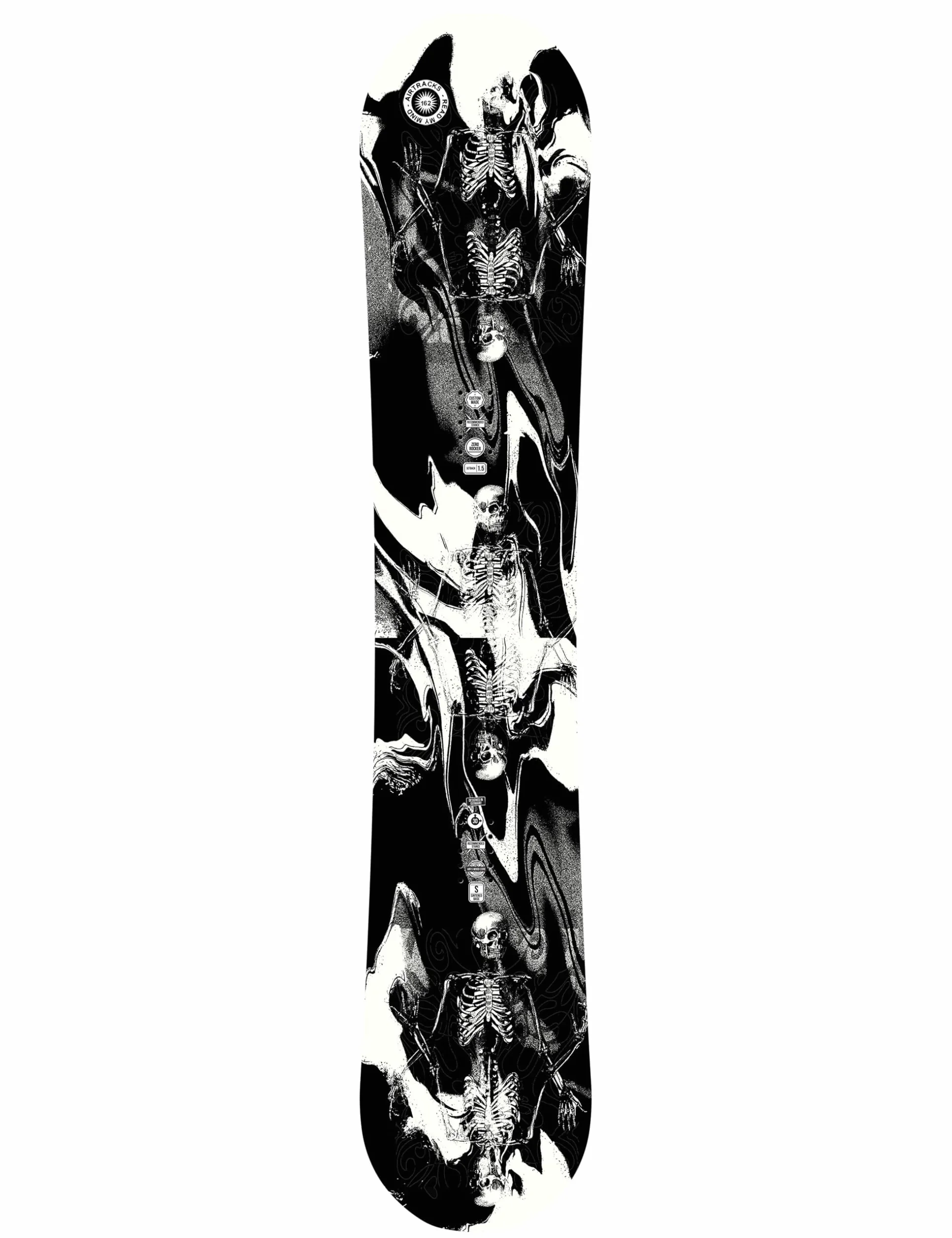 Airtracks Set snowboard – Read My Mind Snowboard Wide Hybrid Rocker + Bindung Master Fastec + Snowboard Bag 152 157 159 162 cm