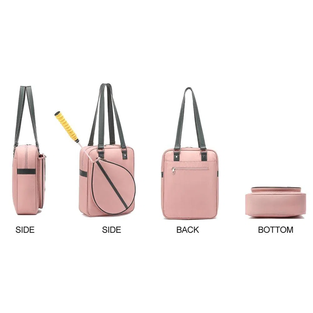 KENANLAN Borse da tennis da donna, borsa da badminton, borsa da badminton, borsa da tennis, borsa a tracolla per uomo e donna, per tenere racchette da tennis, borsa da palestra portatile per sport