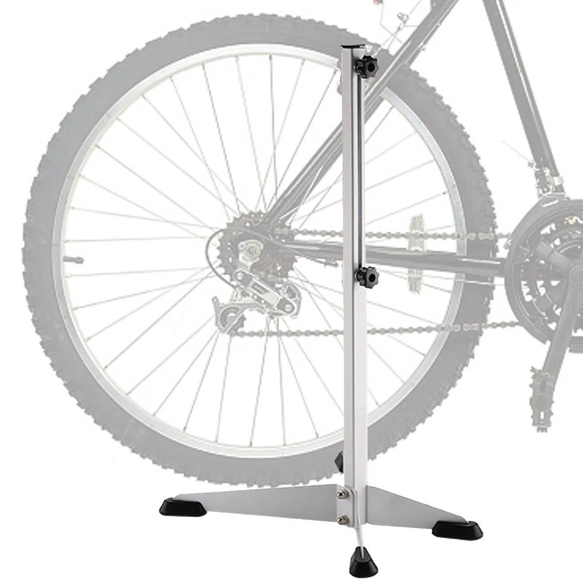 Generisch Cavalletto da pavimento, supporto per bicicletta, regolabile | per riparazioni e manutenzione, per mountain bike, biciclette pieghevoli