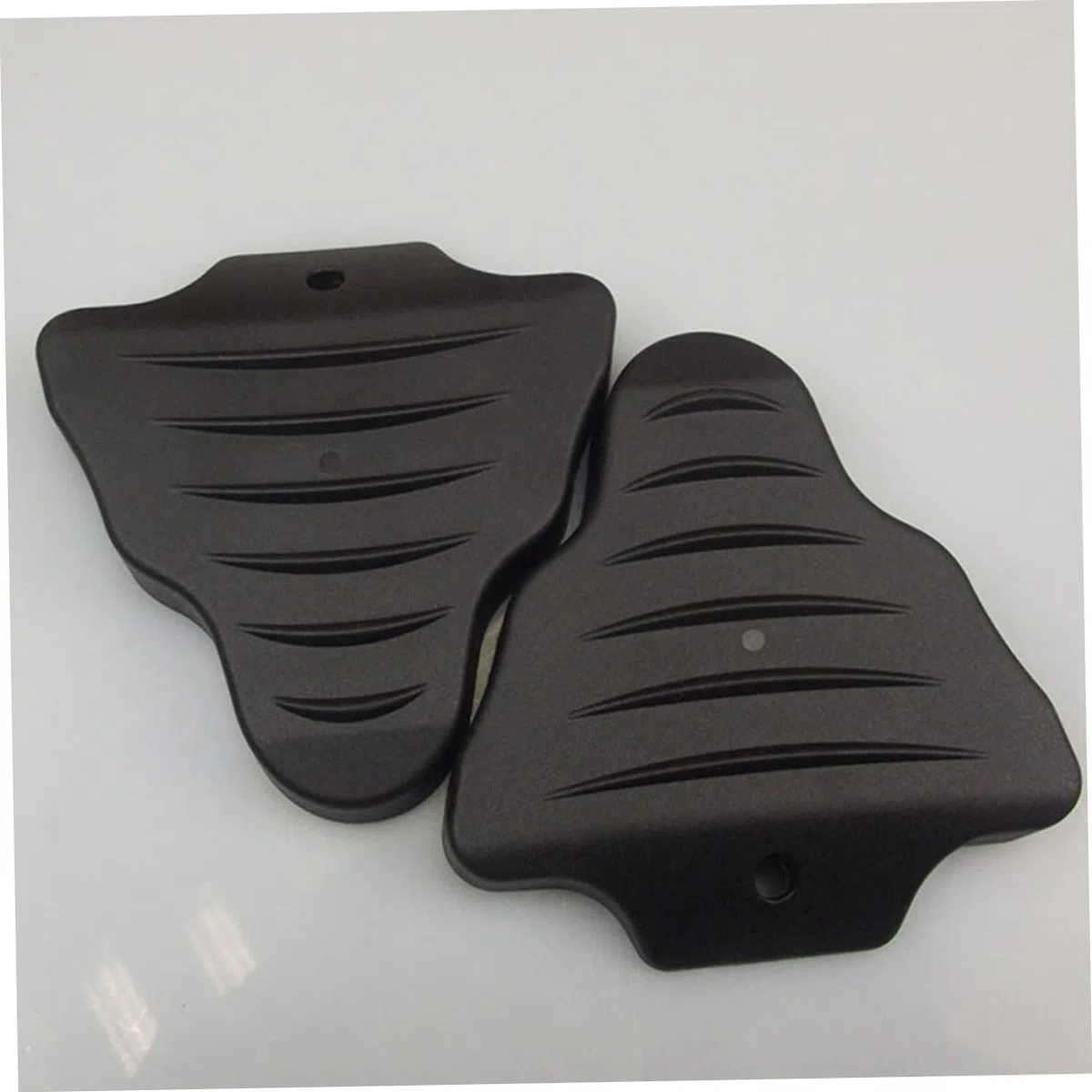 INOOMP 3 Paia Manicotto della serratura della bicicletta protezione della tacchetta della bici copertura della tacchetta del pedale della bici Accessori per pedali da ciclismo Black