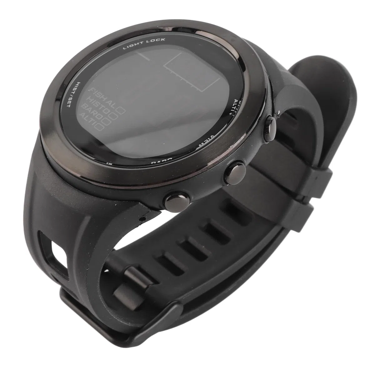 Orologio Barometro da Pesca, Altimetro da Esterno Multifunzionale, Orologio da Pesca con Monitoraggio di 6 Punti di e Pressione dell'aria 24 Ore su 24, Ideale per Accessori Regalo per i