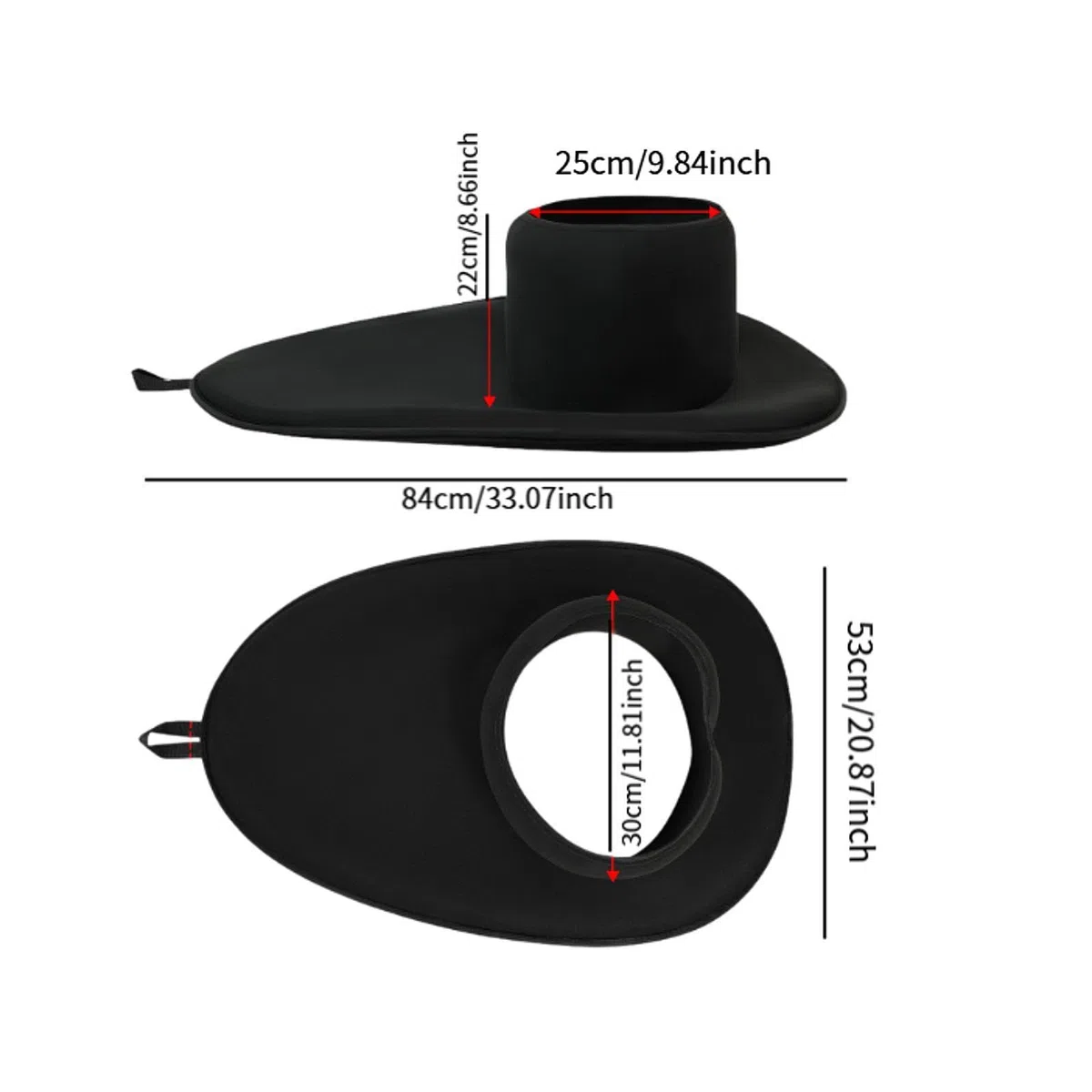 Gonna per Kayak Gonna per Kayak Copertura Universale in Neoprene Copertura per Gonna per Kayak Gonna Spray per Ponte per Attrezzature Marine per Sport