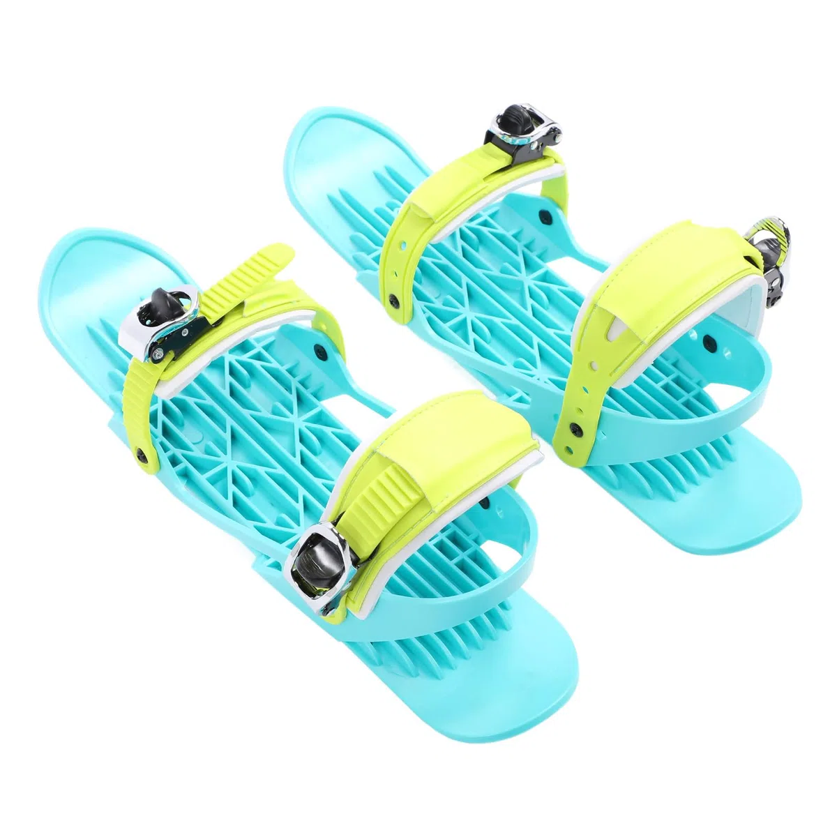 Mini Pattini da Sci Compatti con Custodia, Materiale in Nylon Premium, Cinghie Regolabili per Pattinaggio Invernale, Regalo Perfetto per Sciatori, Modelli per Bambini e Adulti